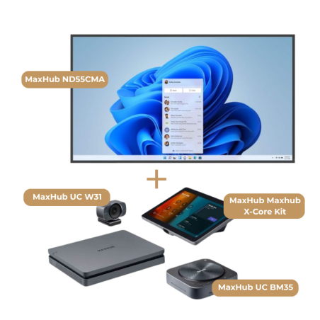 Pack visioconférence avec tablette MTR - Maxhub XT10 WS