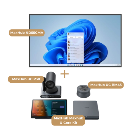 Pack visioconférence avec tablette MTR - Maxhub XT20 PS