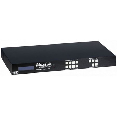 Muxlab 500444 Matrice HDMI 4x4, 4K/60