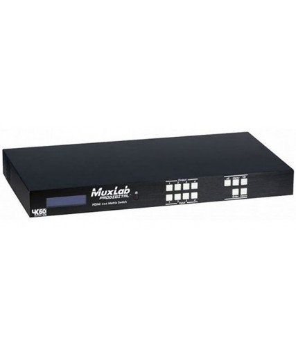 Muxlab 500444 Matrice HDMI 4x4, 4K/60