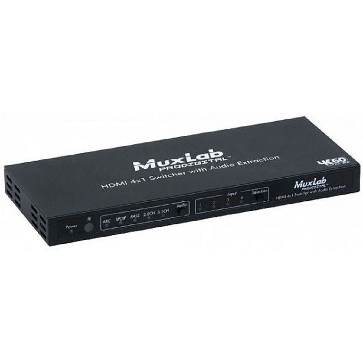 Muxlab 500437 Commutateur HDMI 4×1 avec extraction audio