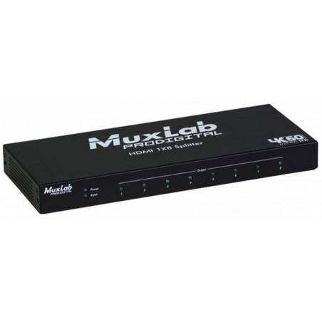 Muxlab 500427 Distributeur HDMI 1x8, 4K/61